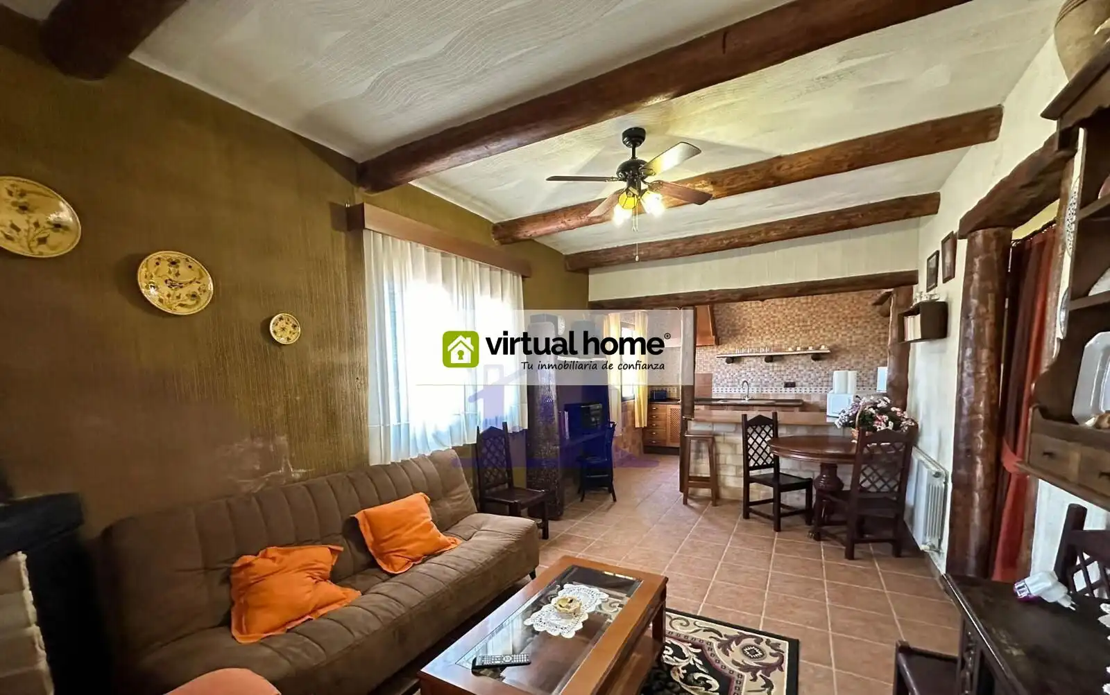 Sala de estar de Casa o chalet en venta en Cuenca con Aire acondicionado