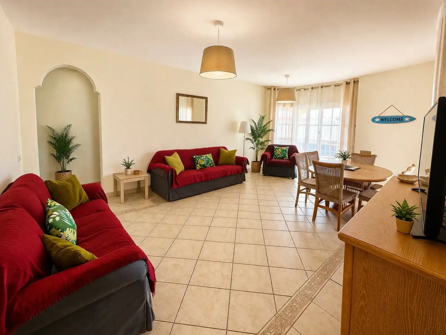 Sala de estar de Casa o chalet en venta en Antigua con Aire acondicionado, Calefacción y Jardín privado