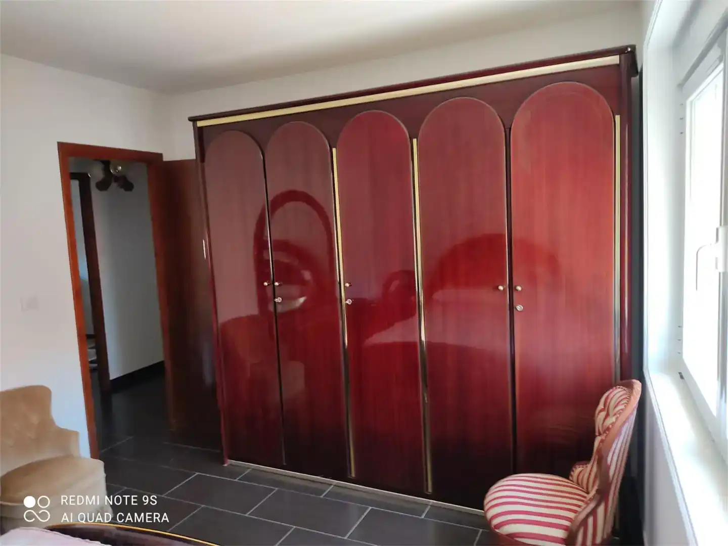 Schlafzimmer von Wohnung zur Miete in Carnota mit Möbliert, Ofen und Waschmaschine