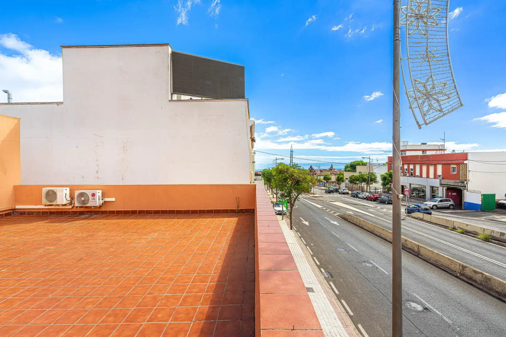 Vista exterior de Casa adosada en venta en San Cristóbal de la Laguna con Jardín privado, Terraza y Trastero