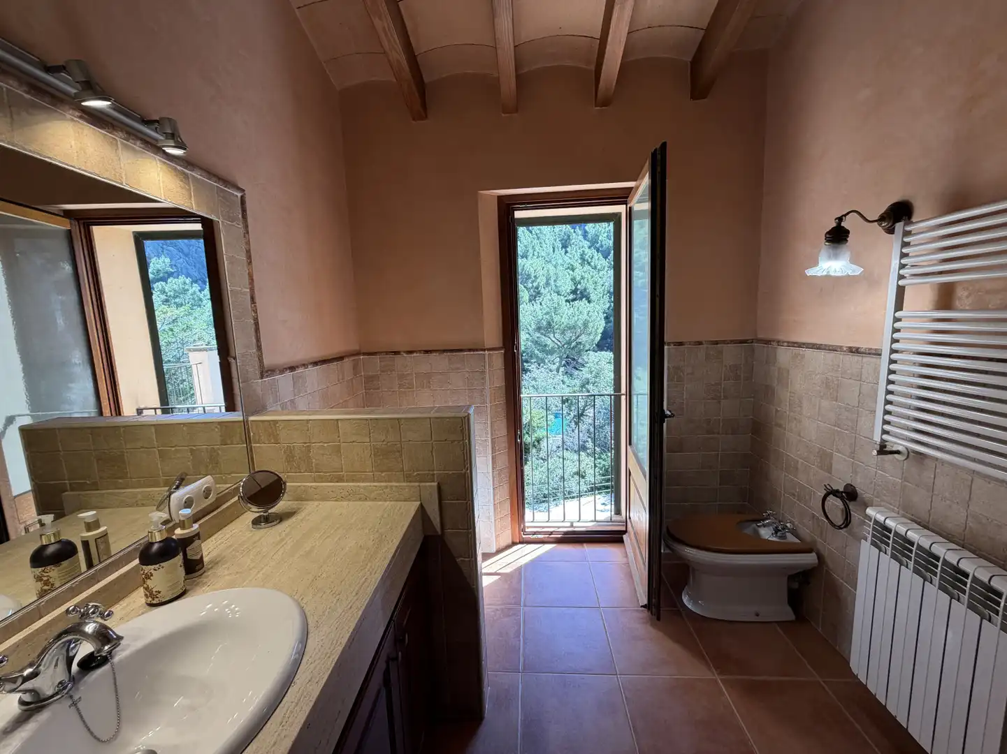 Baño de Casa o chalet de alquiler en Deià con Aire acondicionado, Calefacción y Jardín privado
