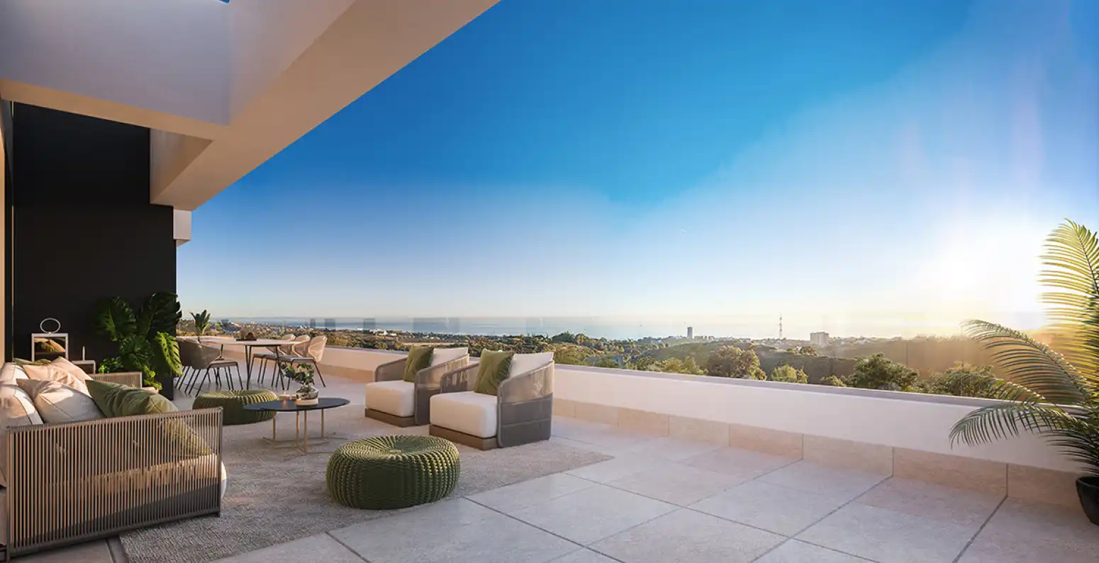 Terrace of Flat for sale in Rïo Real - Los Monteros