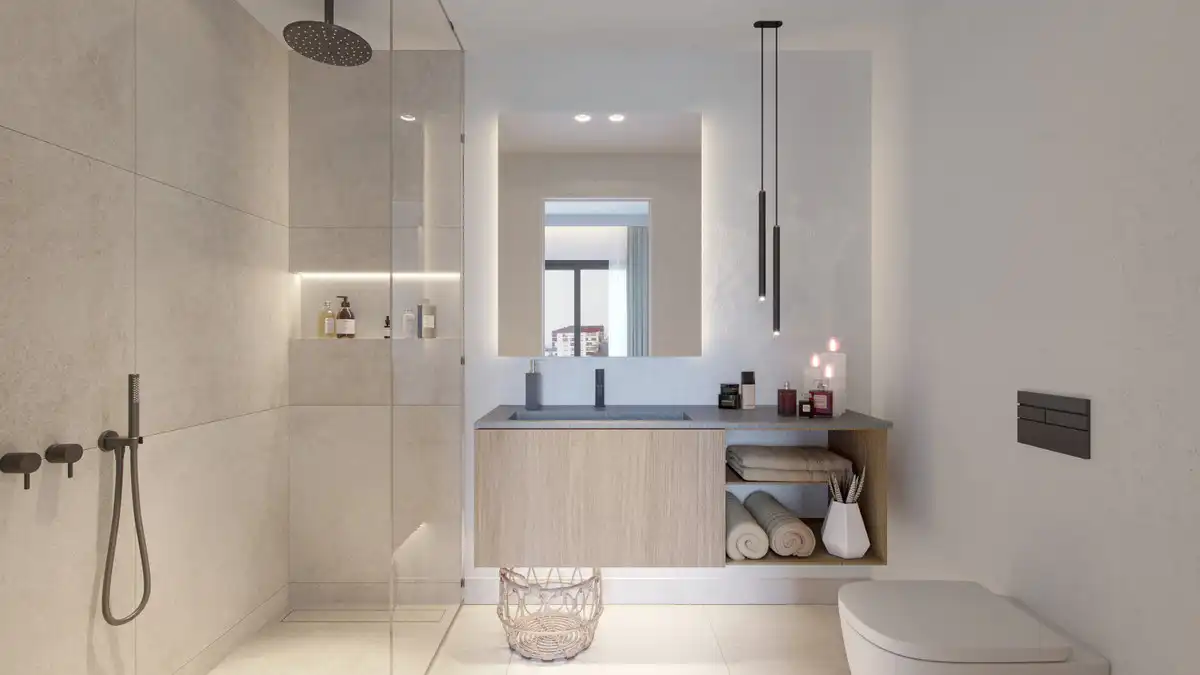 Baño de Planta baja en venta en Málaga con Terraza