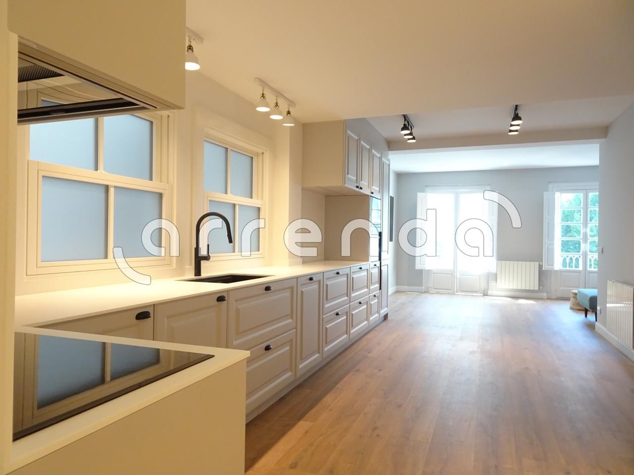 Kitchen of Flat to rent in Santander  with Heating and Balcony