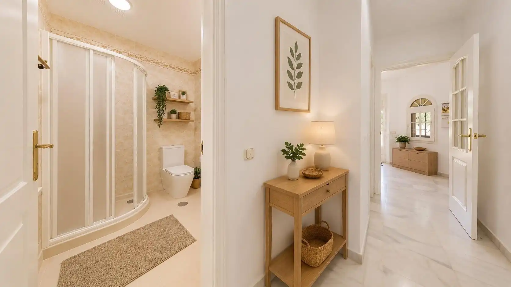 Baño de Casa o chalet en venta en Vícar con Aire acondicionado, Calefacción y Jardín privado