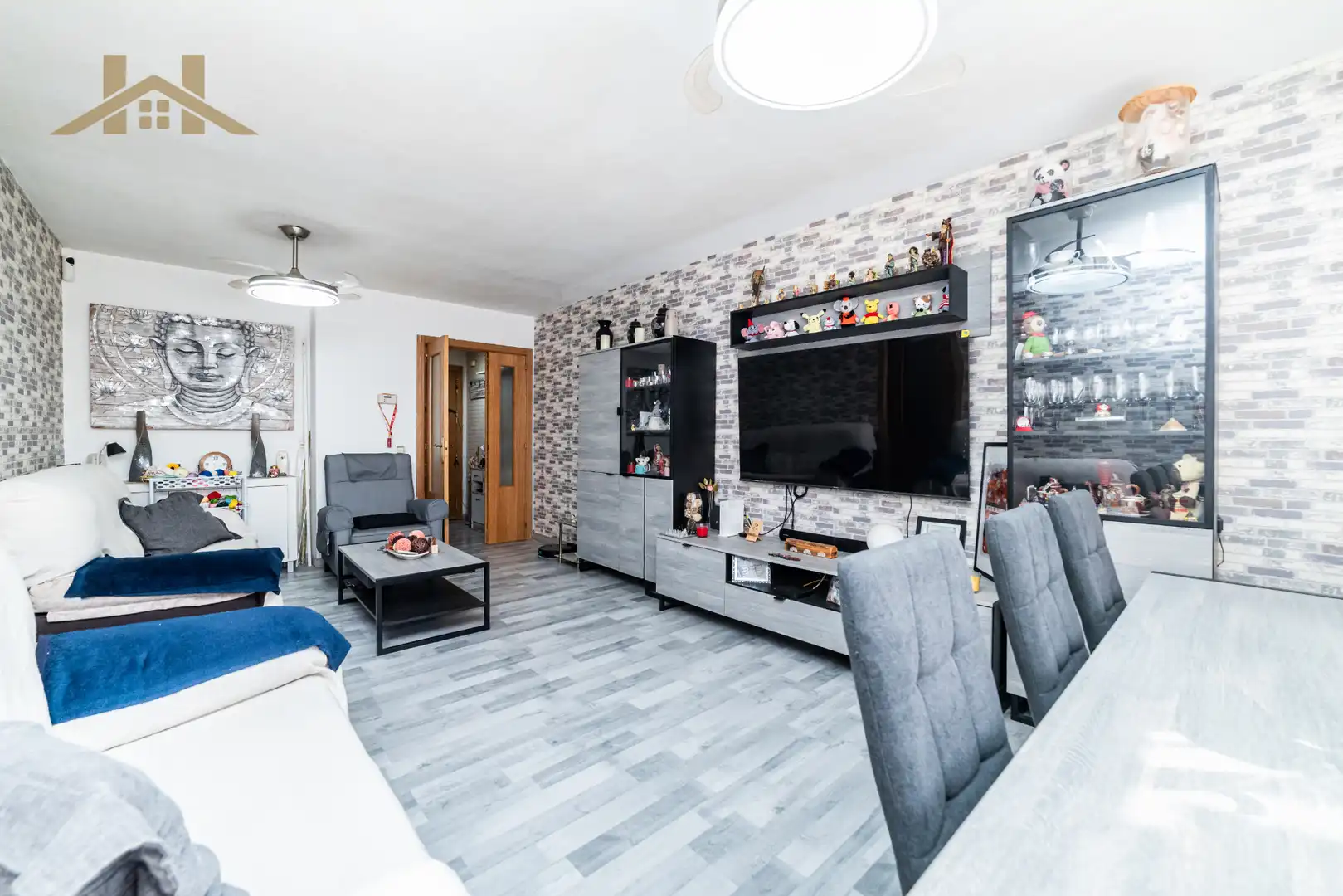Sala de estar de Piso en venta en Valdemoro con Calefacción, Parquet y Trastero