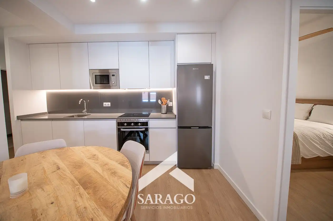 Cocina de Piso de alquiler en Madrid con Aire acondicionado, Calefacción y Amueblado