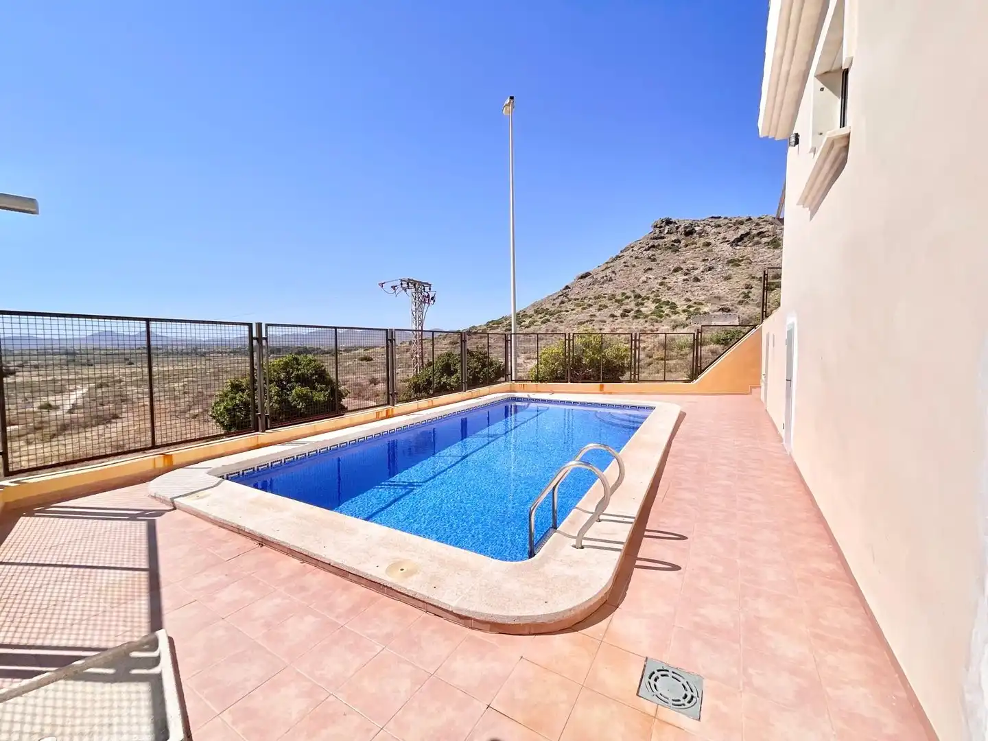 Piscina de Casa o chalet de alquiler en Cartagena con Aire acondicionado, Terraza y Amueblado
