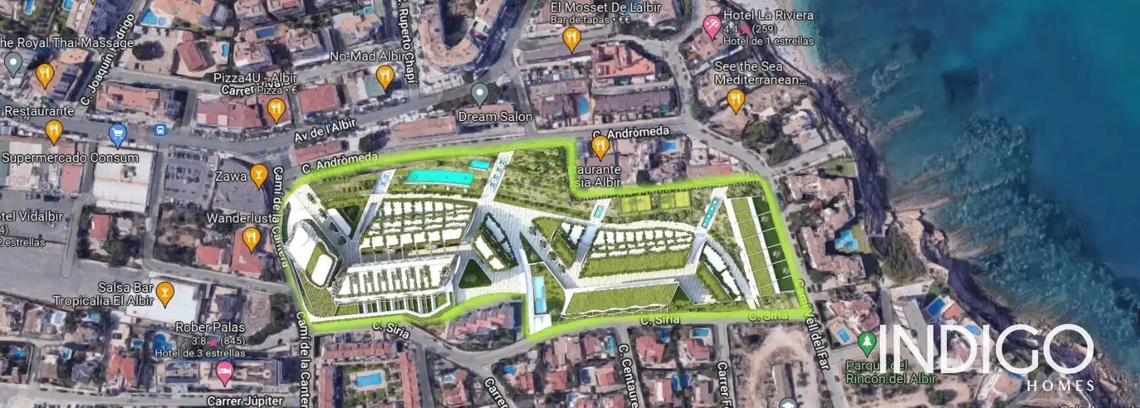 Vista exterior de Ático en venta en L'Alfàs del Pi con Aire acondicionado, Calefacción y Terraza