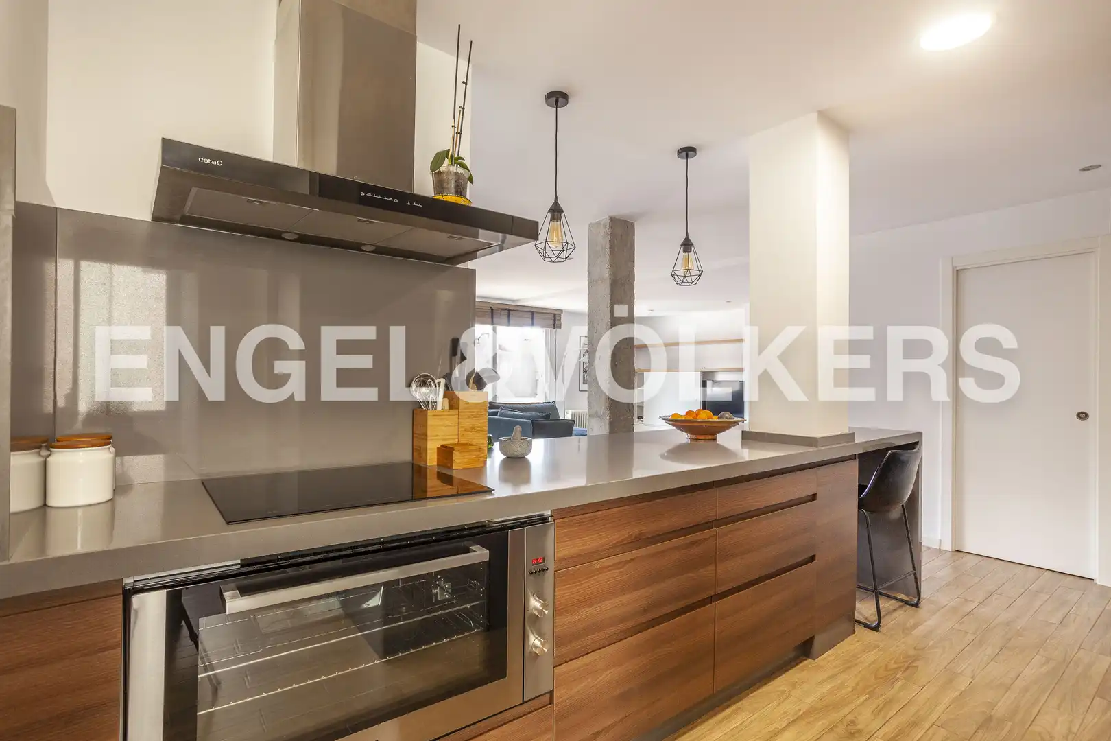 Kitchen of Attic for rent in Madrid  with Air Conditioner, Heating and Terrace
