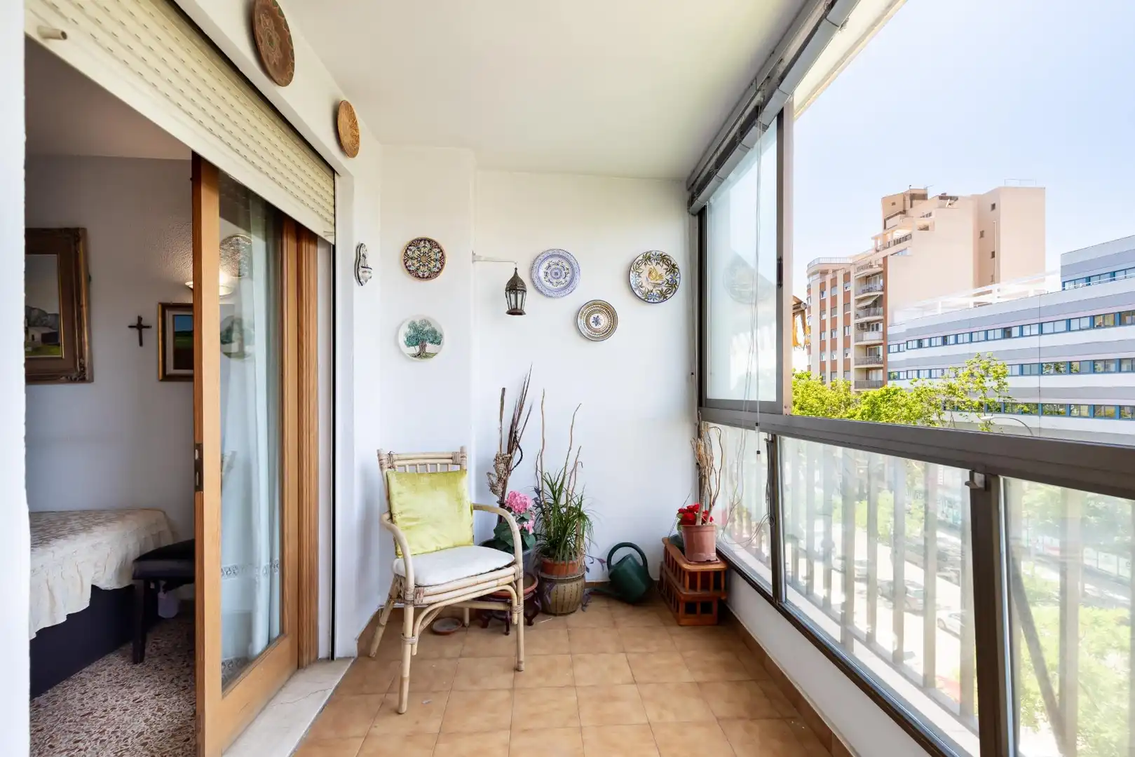 Balcony of Flat for sale in  Palma de Mallorca  with Air Conditioner, Heating and Terrace
