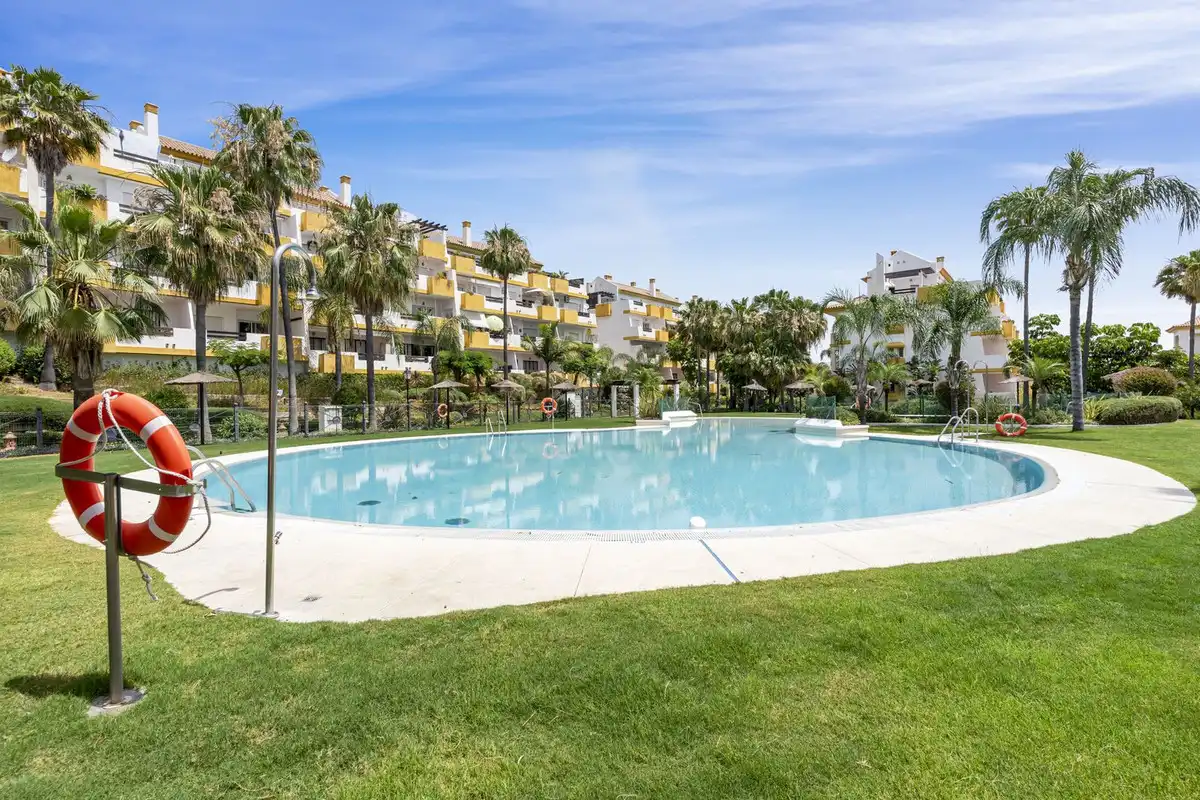 Piscina de Apartamento en venta en Mijas con Aire acondicionado, Calefacción y Terraza