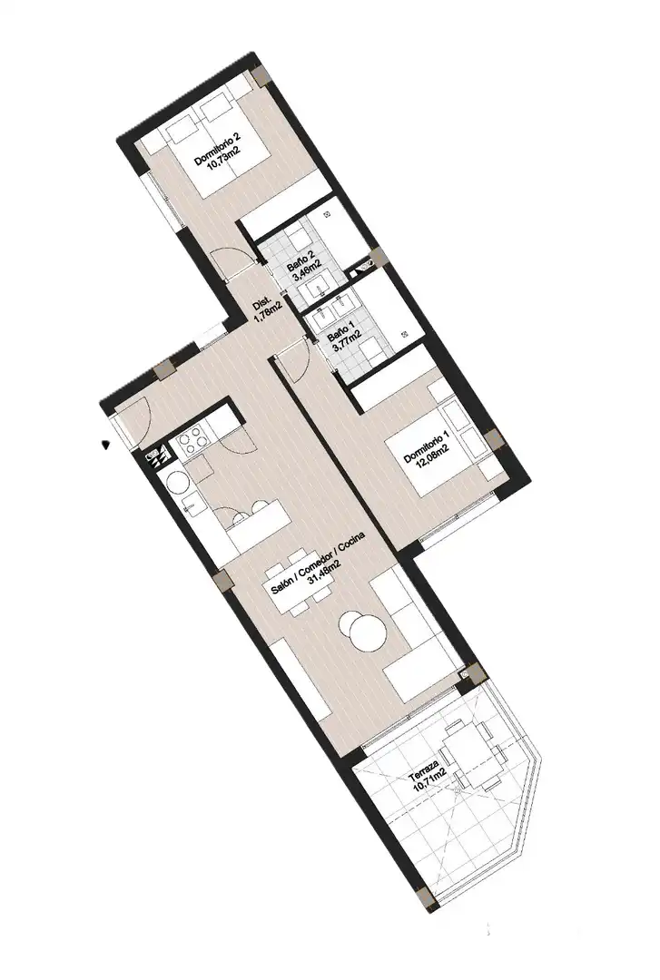 Apartments for sale in Torrox  with Air Conditioner, Terrace and Swimming Pool