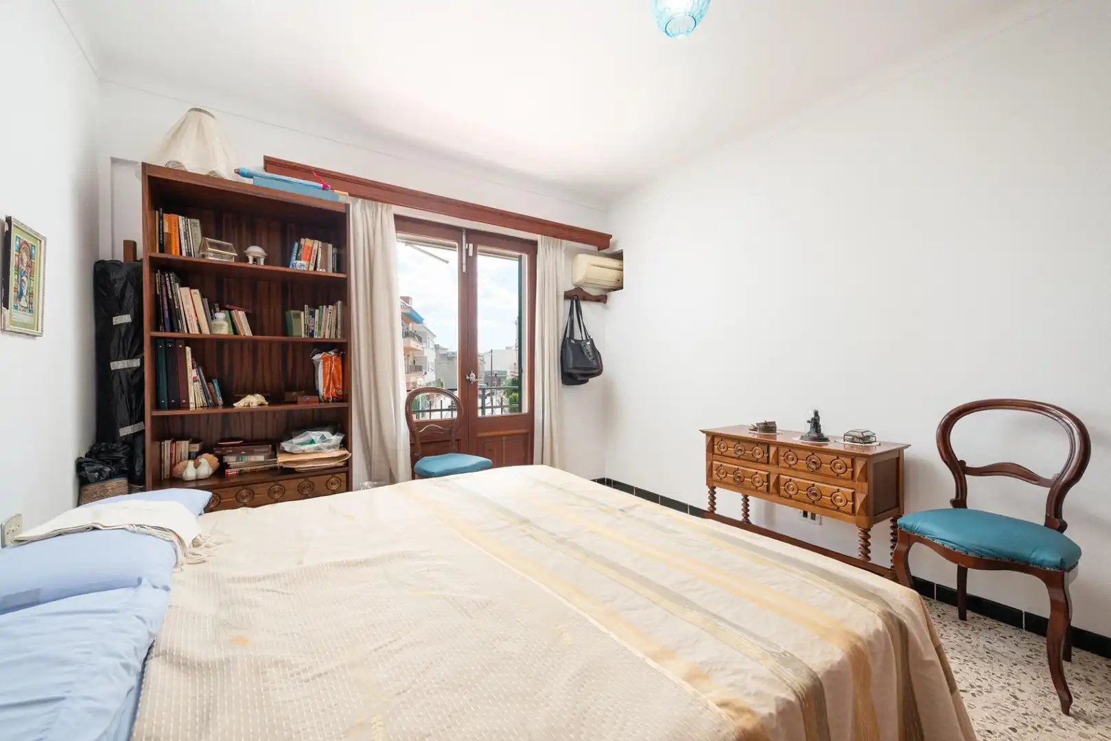 Schlafzimmer von Haus oder Chalet zum Verkauf in Alcúdia mit Klimaanlage, Heizung und Privatgarten