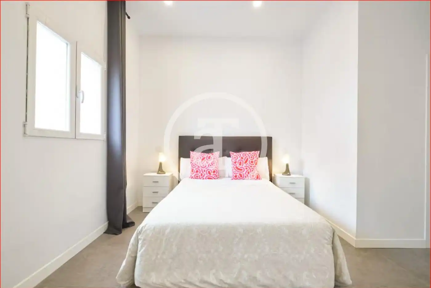 Schlafzimmer von Wohnung zur Miete in Madrid mit Klimaanlage, Heizung und Möbliert