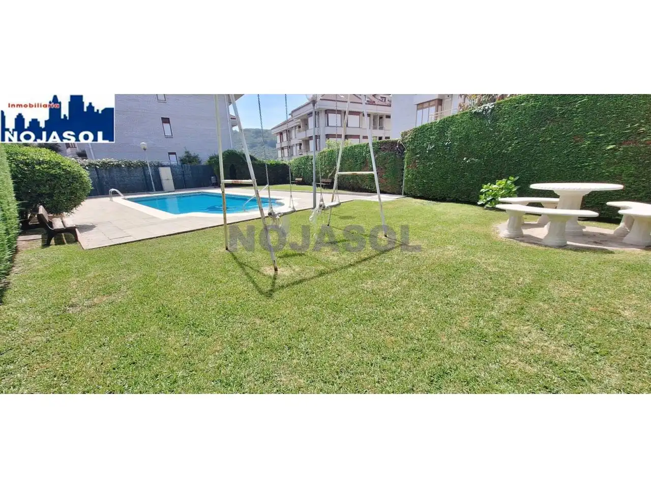 Garten von Wohnung zur Miete in Noja mit Heizung, Terrasse und Möbliert