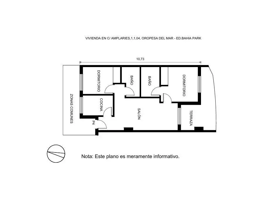 Apartamento en venta en Oropesa del Mar / Orpesa con Aire acondicionado, Jardín privado y Terraza