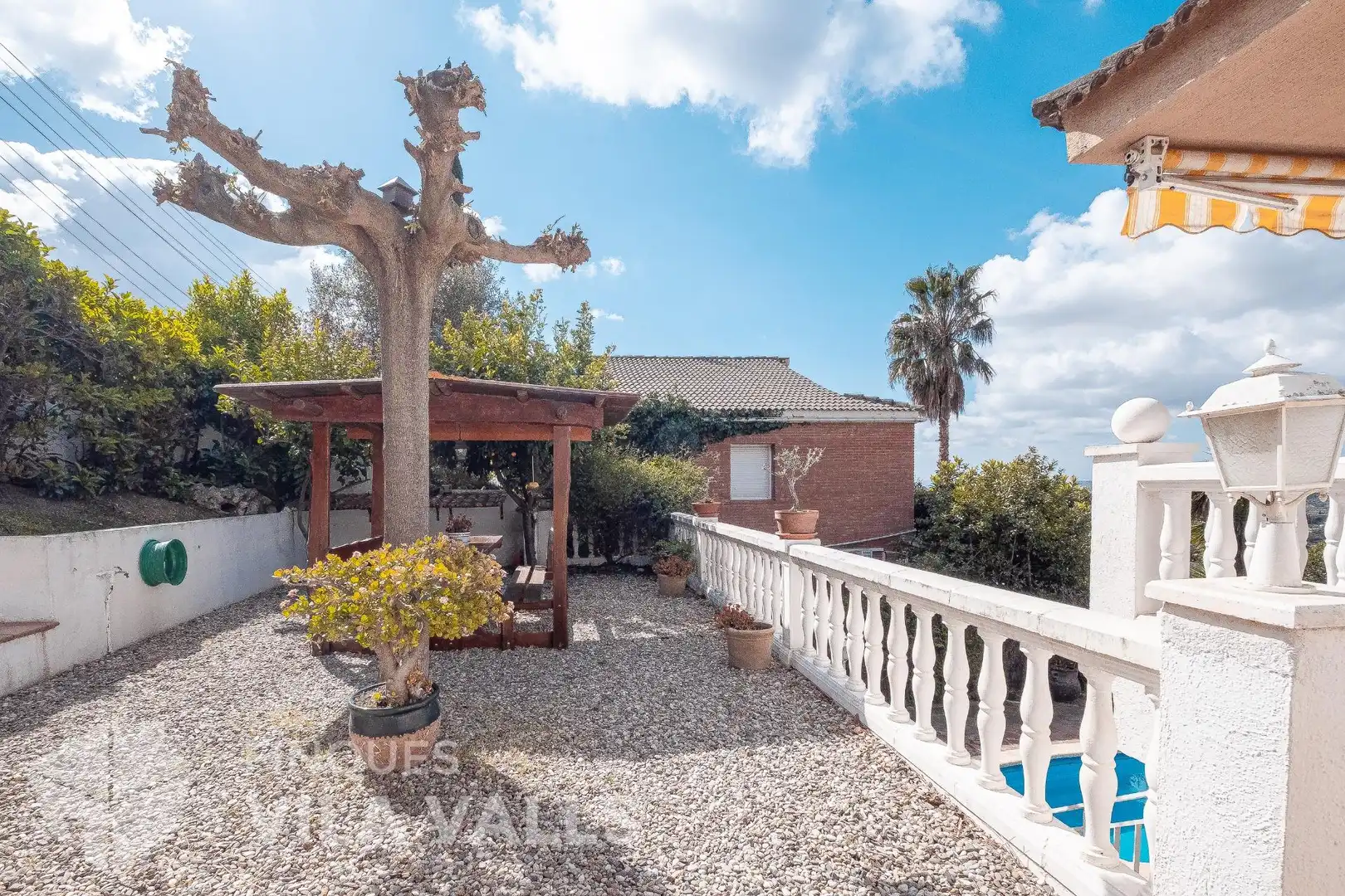 Vista exterior de Casa o xalet en venda en Caldes de Montbui amb Calefacció, Jardí privat i Terrassa
