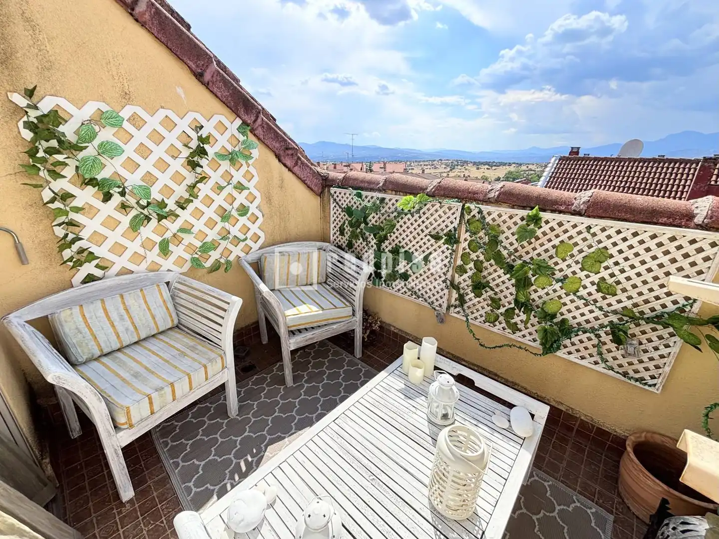 Terraza de Casa o chalet en venta en Colmenar Viejo con Aire acondicionado, Calefacción y Jardín privado