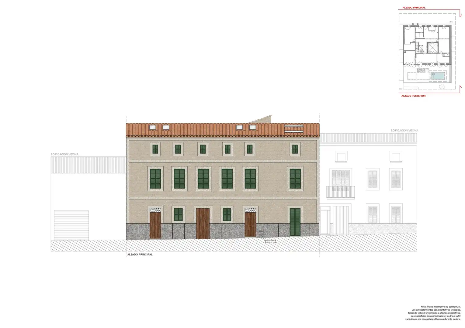 Vista exterior de Edificio en venta en Consell
