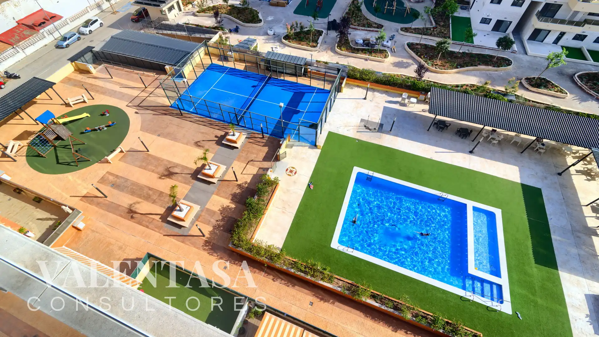 Piscina de Piso en venta en La Pobla de Farnals con Aire acondicionado, Jardín privado y Terraza