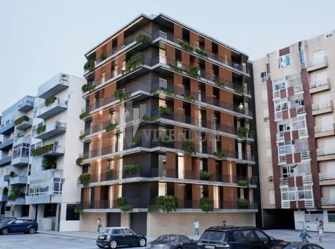 Vista exterior de Pis en venda en Vigo  amb Aire condicionat, Calefacció i Terrassa