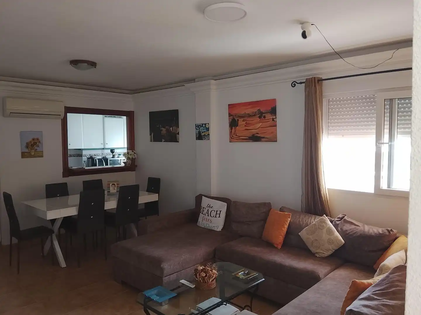 Sala d'estar de Casa adosada en venda en La Manga del Mar Menor amb Aire condicionat, Calefacció i Jardí privat