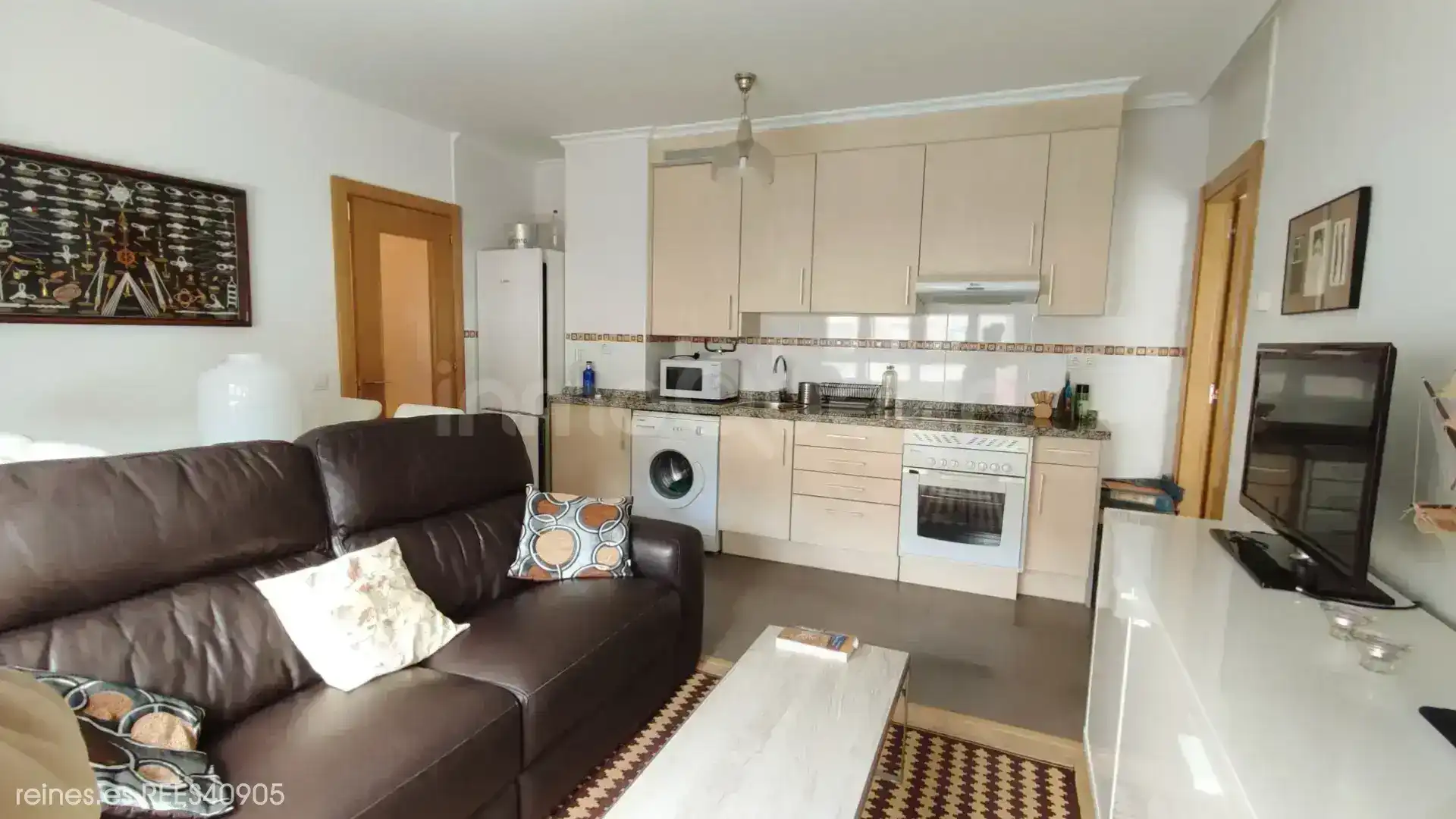 Kitchen of Flat for sale in Soto del Barco  with Heating and Furnished
