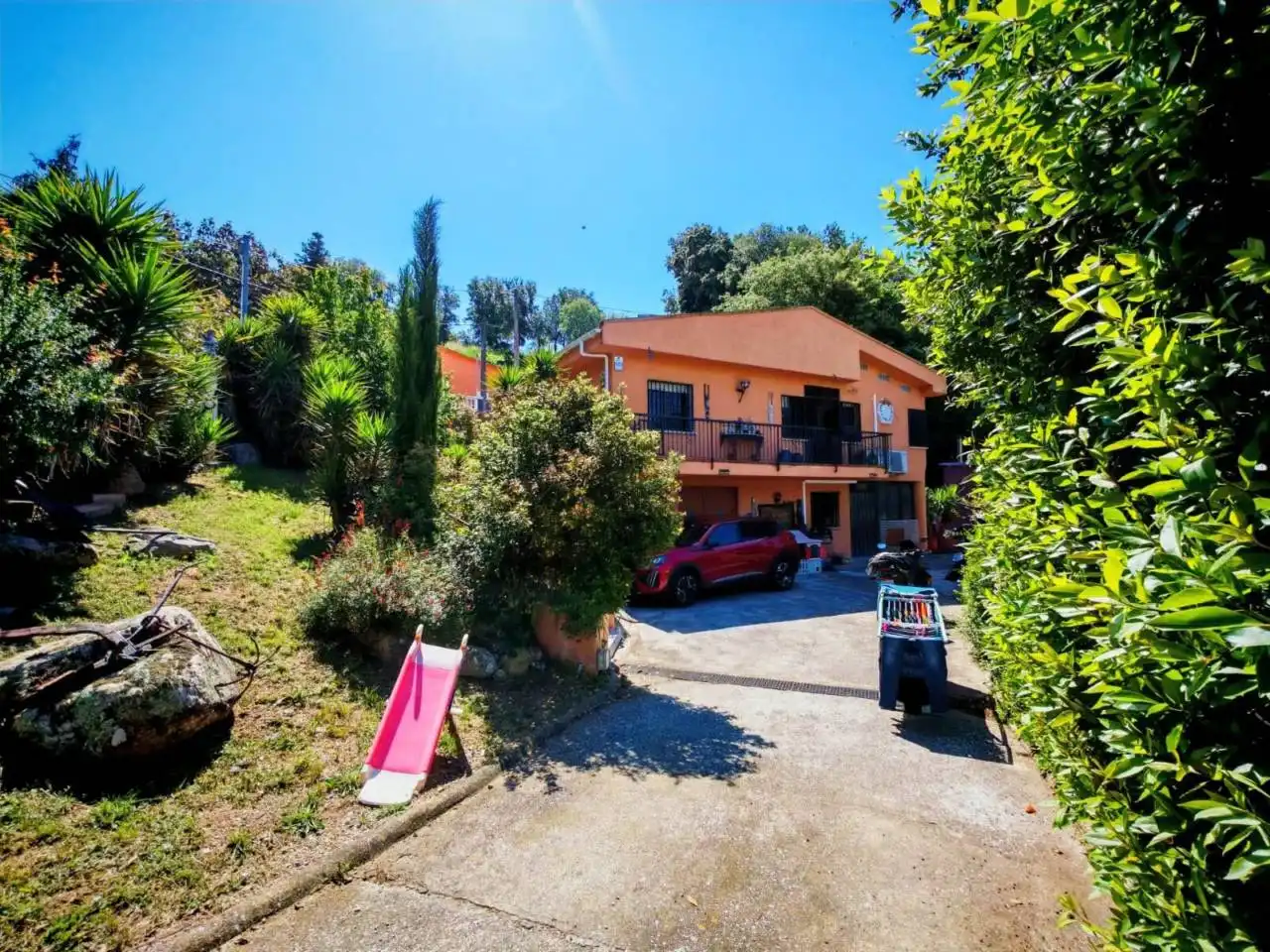 Vista exterior de Casa o chalet en venta en Sant Pere de Vilamajor con Aire acondicionado, Calefacción y Jardín privado