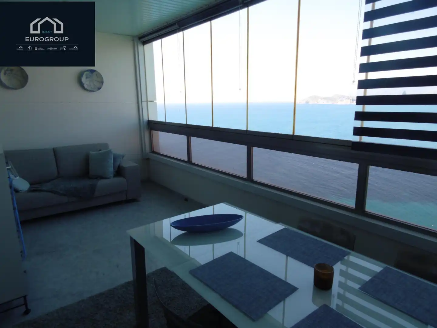 Wohnzimmer von Wohnungen zur Miete in Benidorm mit Heizung, Terrasse und Möbliert