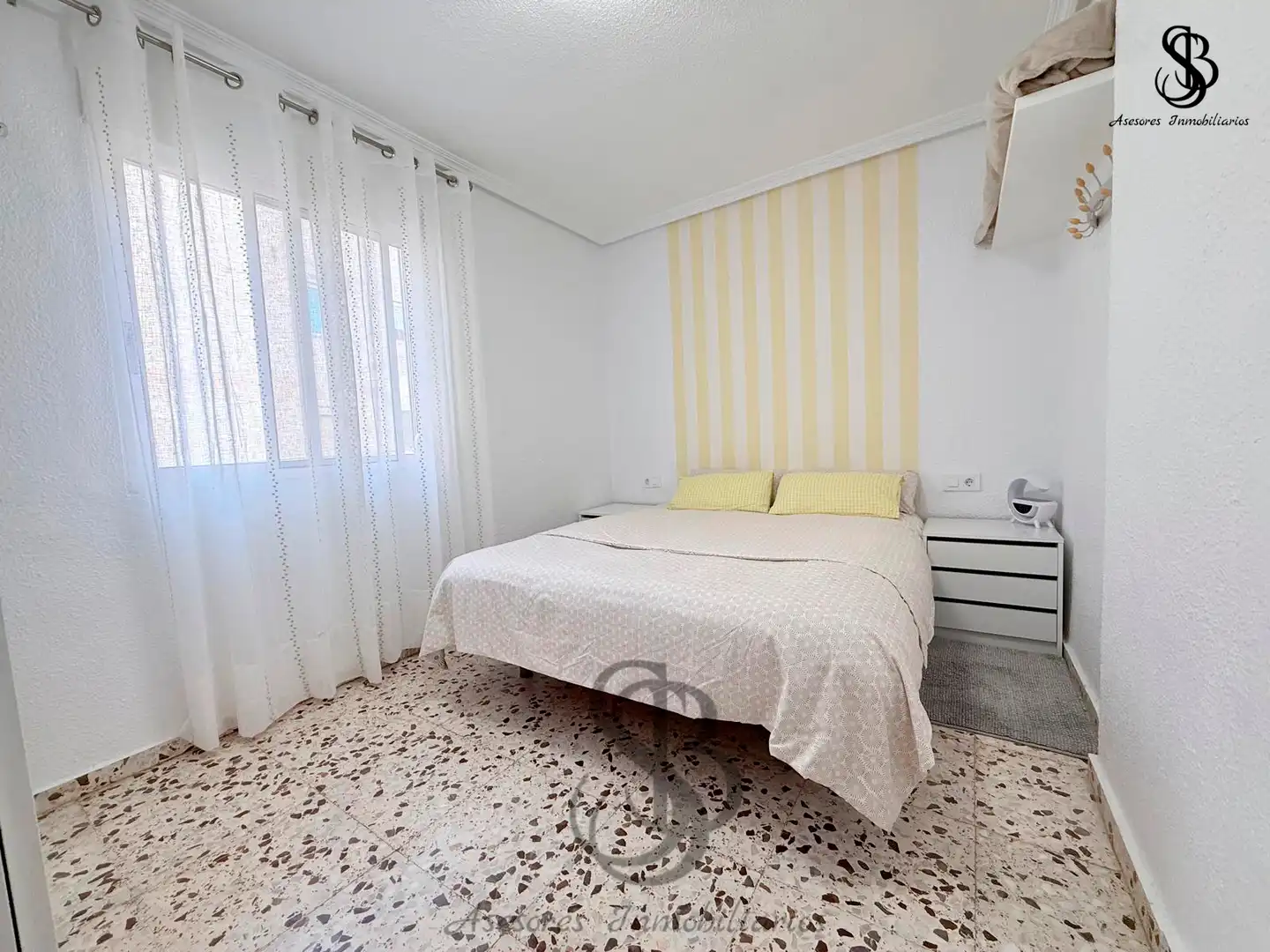 Bedroom of Flat for sale in El Campello  with Air Conditioner, Heating and Furnished
