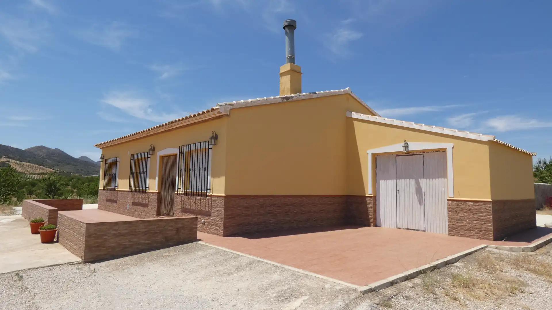 Vista exterior de Finca rústica en venta en Vélez-Rubio con Calefacción, Jardín privado y Amueblado
