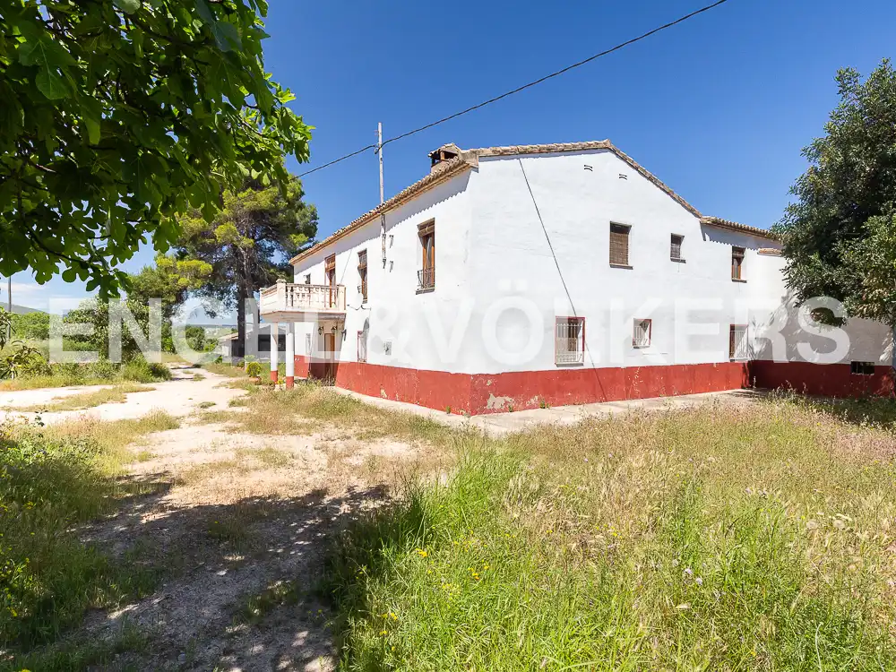 Vista exterior de Casa o chalet en venta en Ontinyent con Calefacción, Jardín privado y Terraza