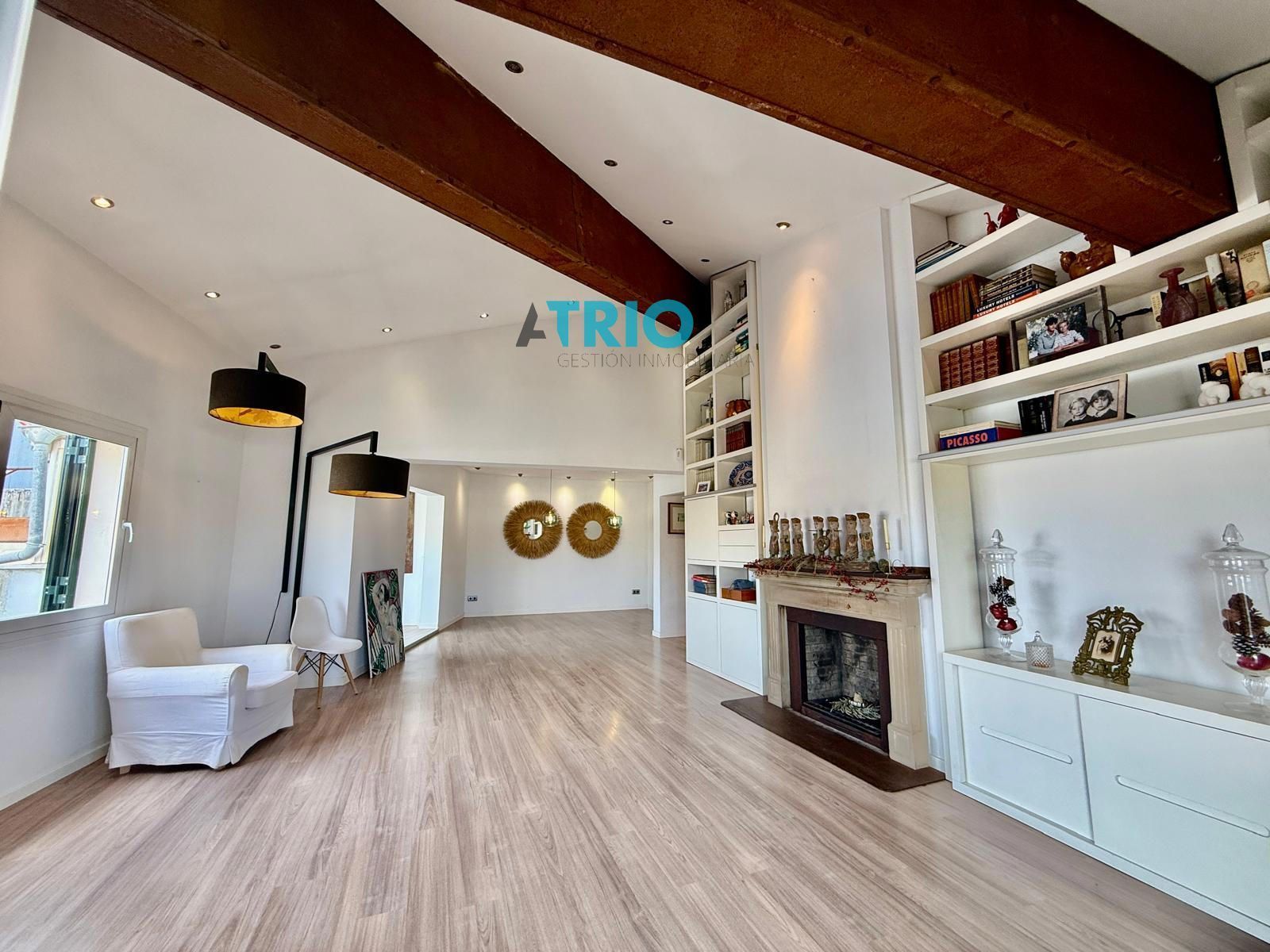 Living room of Attic for sale in  Palma de Mallorca  with Air Conditioner, Heating and Terrace