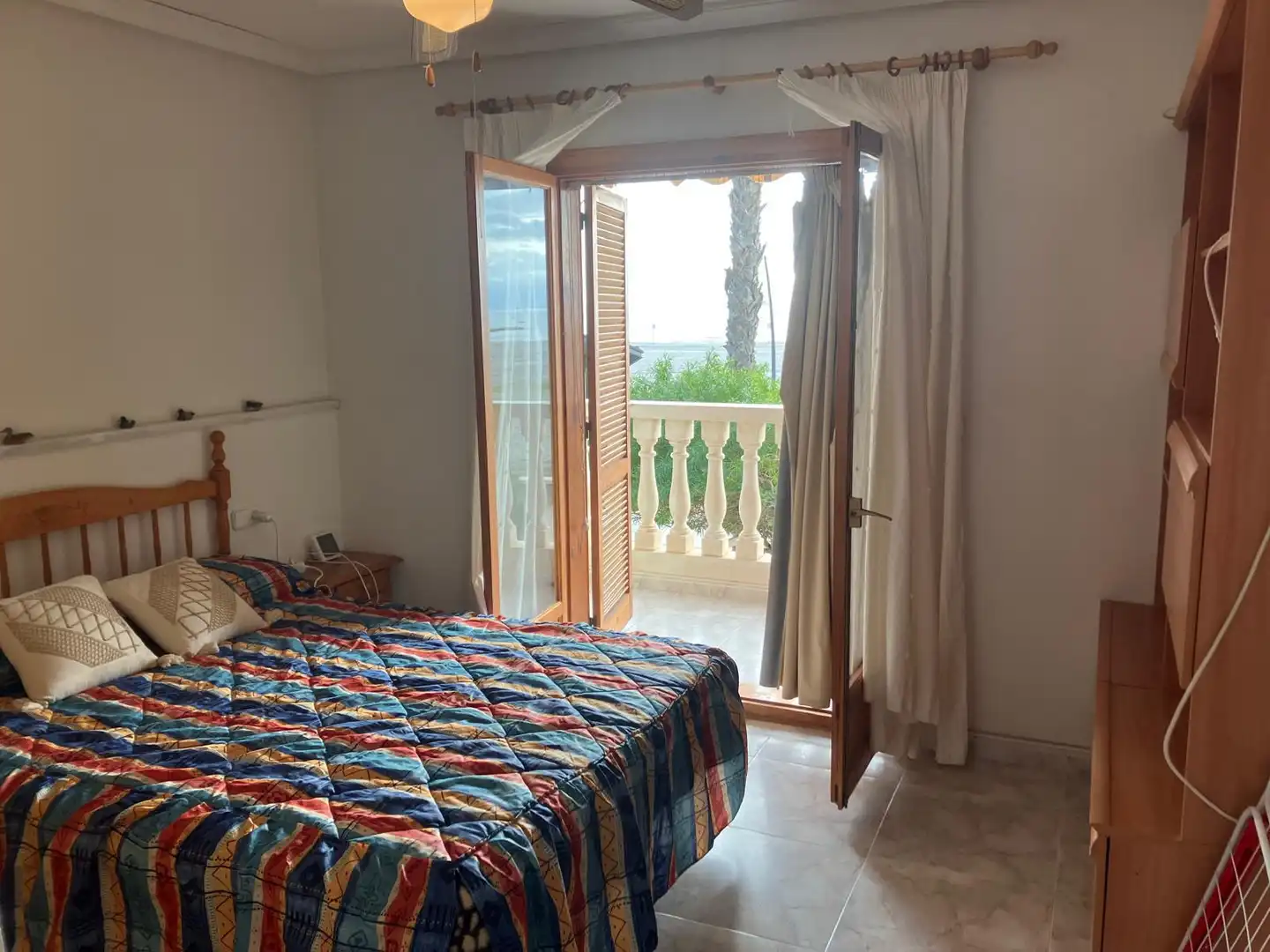 Schlafzimmer von Einfamilien-Reihenhaus zur Miete in Santa Pola mit Möbliert und Haustiere erlaubt