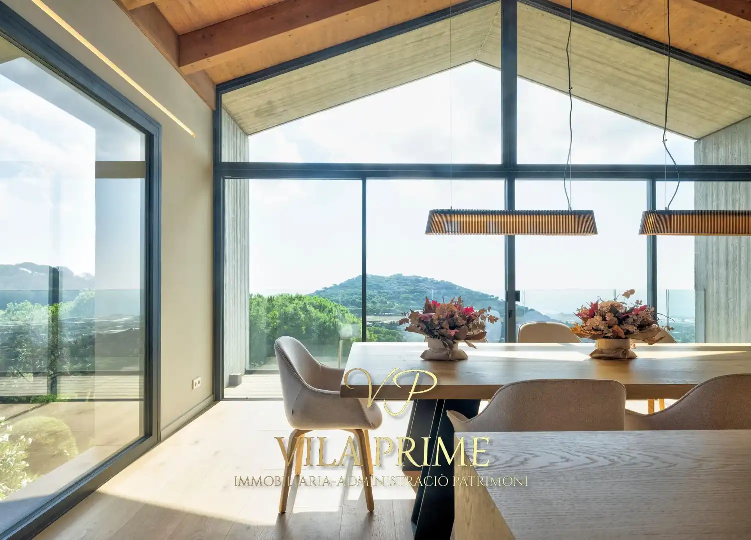 Dining room of Houses for sale in Cabrils  with Air Conditioner, Heating and Private garden