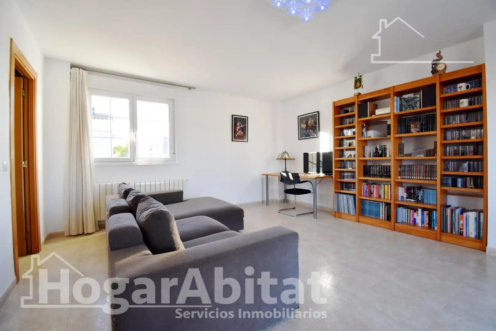 Wohnzimmer von Einfamilien-Reihenhaus zum Verkauf in Cullera mit Heizung, Terrasse und Abstellraum