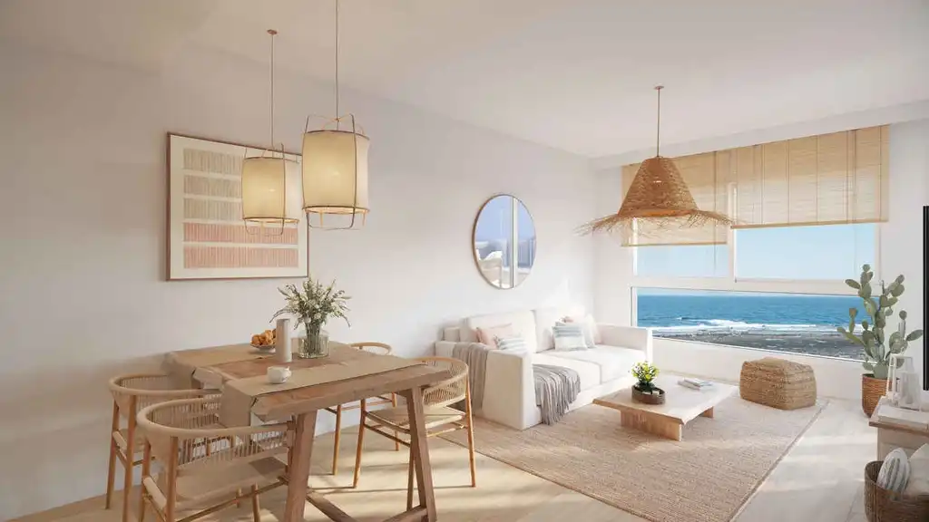 Sala d'estar de Apartament en venda en La Oliva