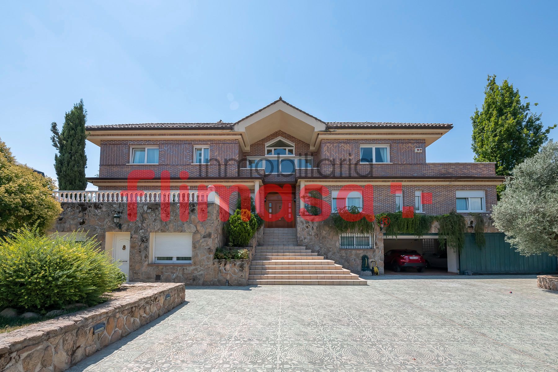 Exterior view of House or chalet for sale in Villaviciosa de Odón  with Air Conditioner, Heating and Private garden