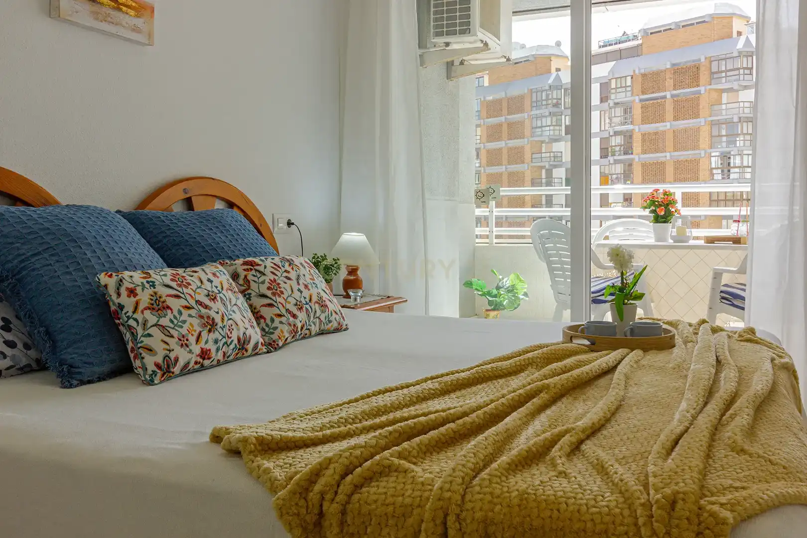 Bedroom of Apartments for sale in Calpe / Calp  with Air Conditioner, Storage room and Oven