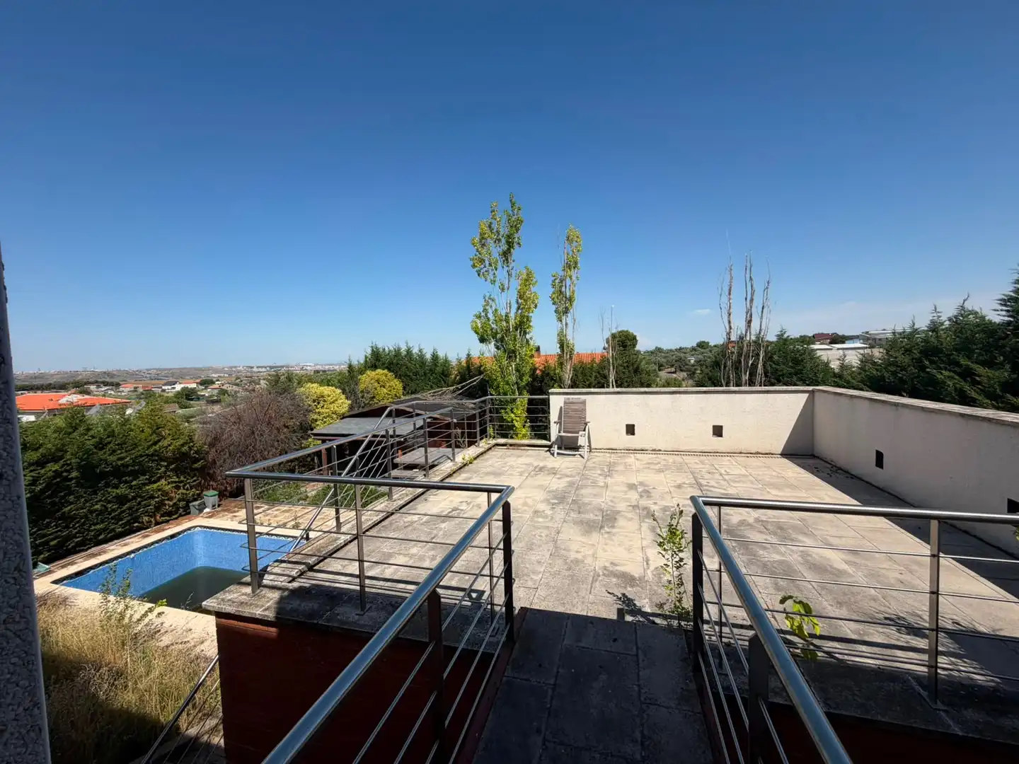 Terraza de Casa o chalet en venta en Mejorada del Campo con Jardín privado, Terraza y Piscina