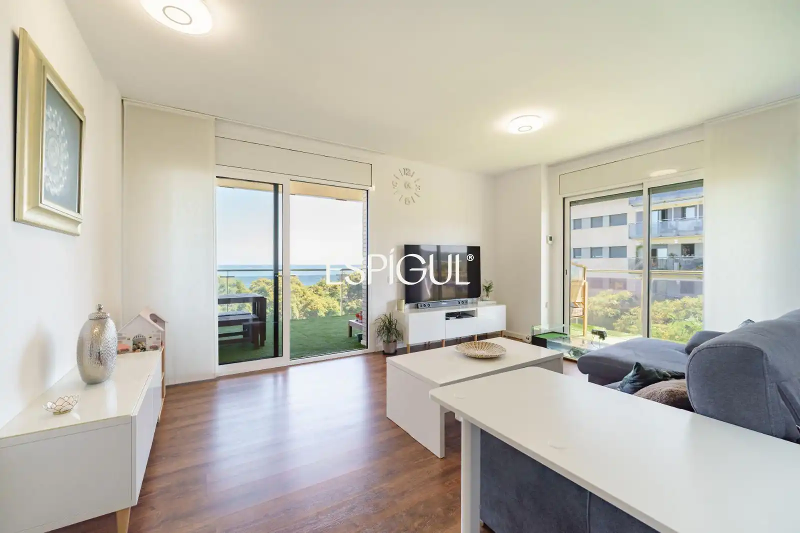 Living room of Flat for sale in Mataró  with Air Conditioner, Heating and Terrace