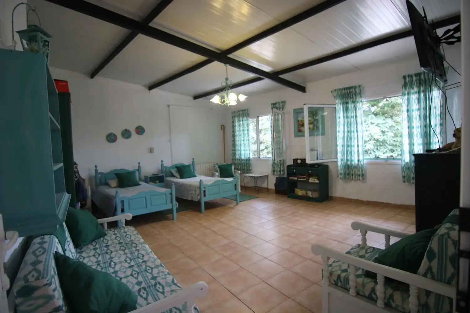 Sala d'estar de Finca rústica en venda en Valleseco
