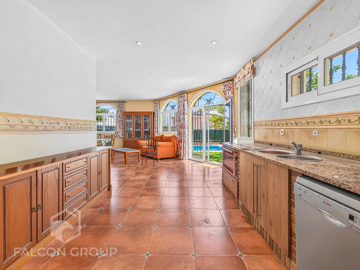 Cocina de Casa o chalet en venta en Calafell con Aire acondicionado, Calefacción y Jardín privado