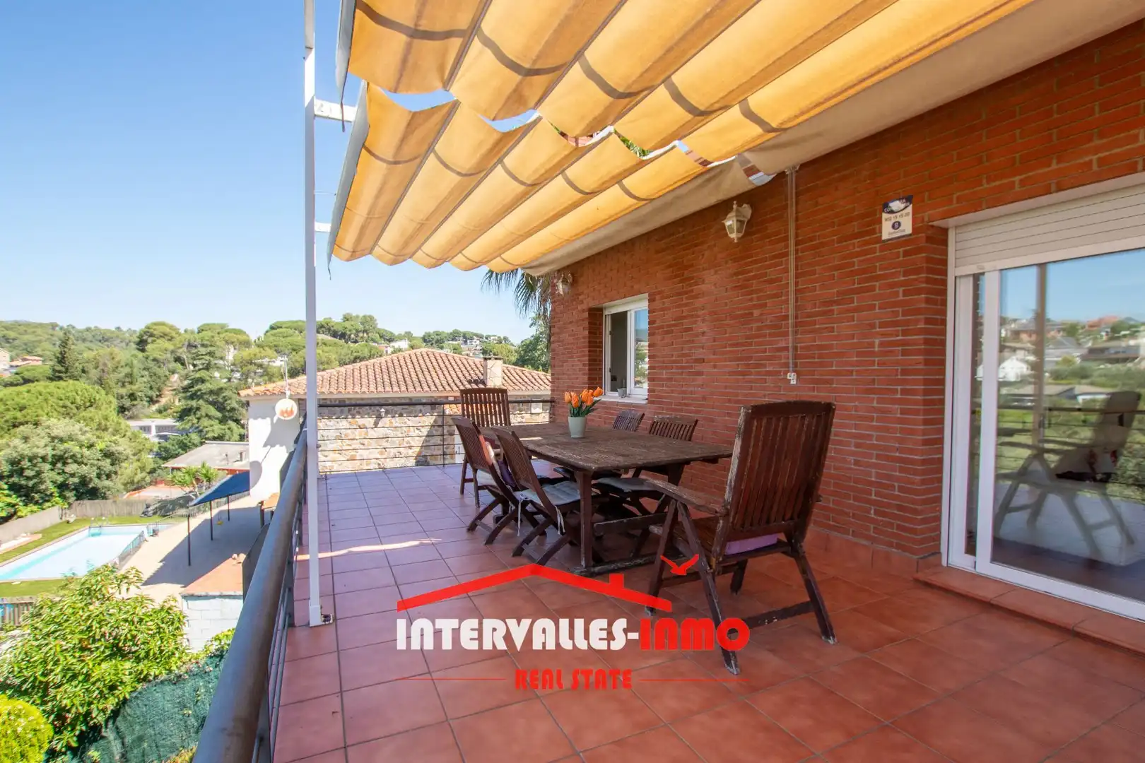 Terraza de Casa o chalet en venta en Caldes de Montbui con Aire acondicionado, Calefacción y Jardín privado