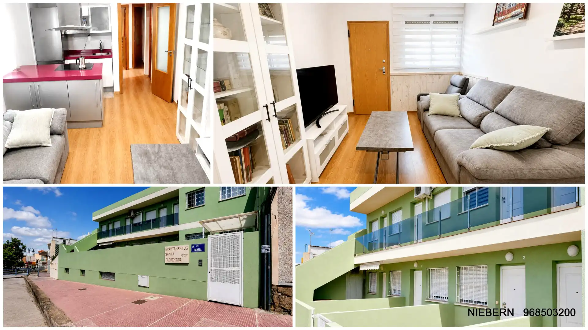 Vista exterior de Piso en venta en Cartagena con Aire acondicionado, Parquet y Trastero