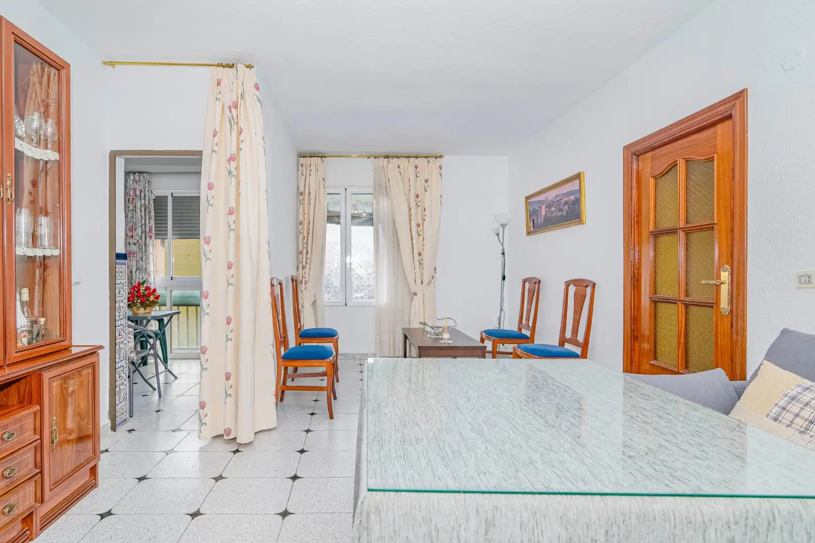 Esszimmer von Wohnung zum Verkauf in Granada mit Klimaanlage, Terrasse und Abstellraum