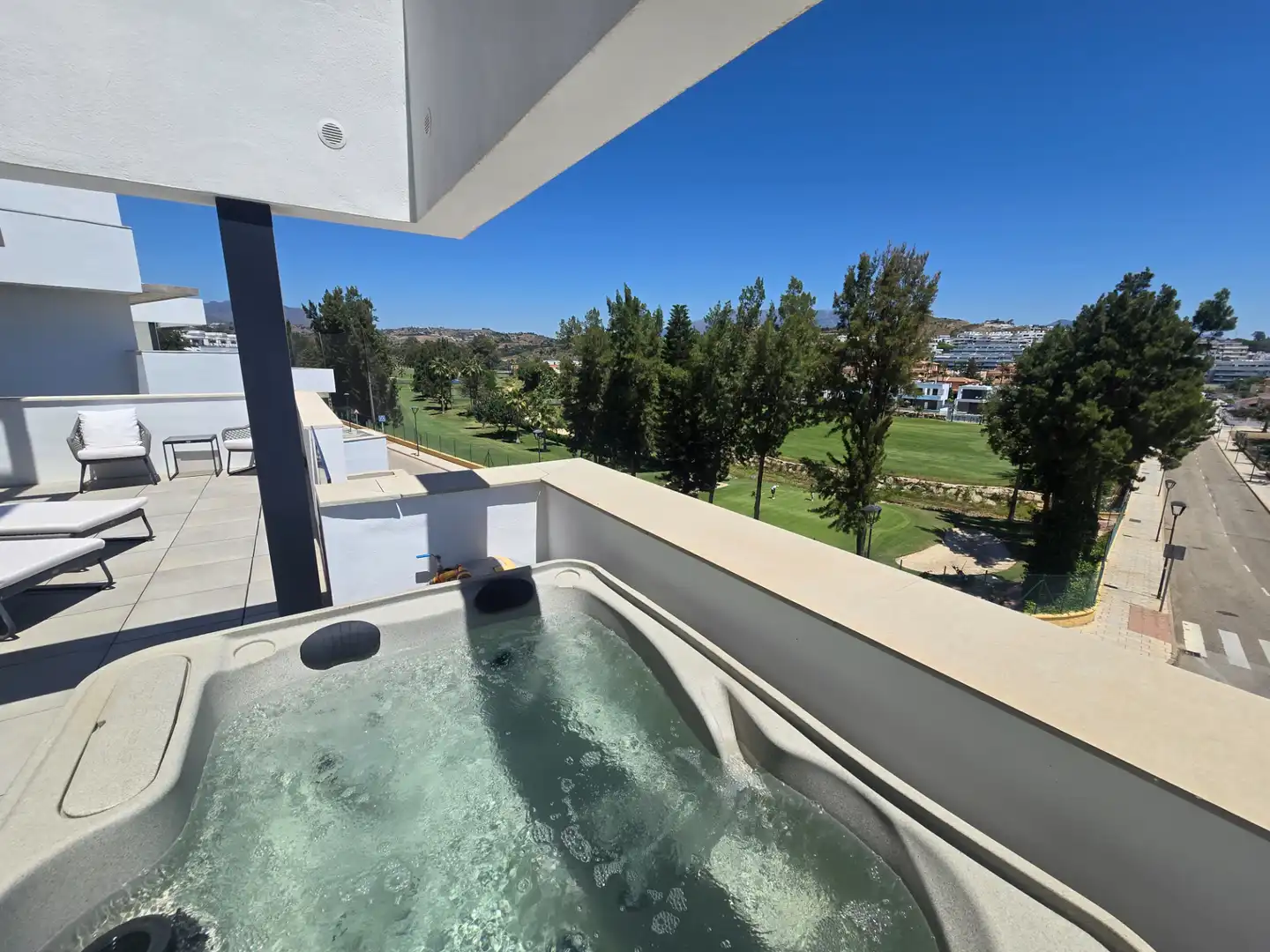 Terrace of Flat for sale in Mijas  with Air Conditioner, Heating and Terrace