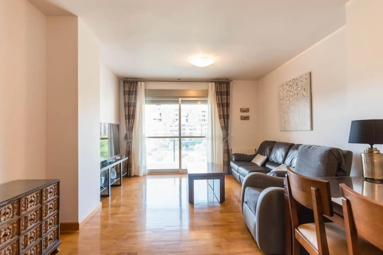 Sala d'estar de Pis en venda en Murcia amb Aire condicionat, Calefacció i Parquet