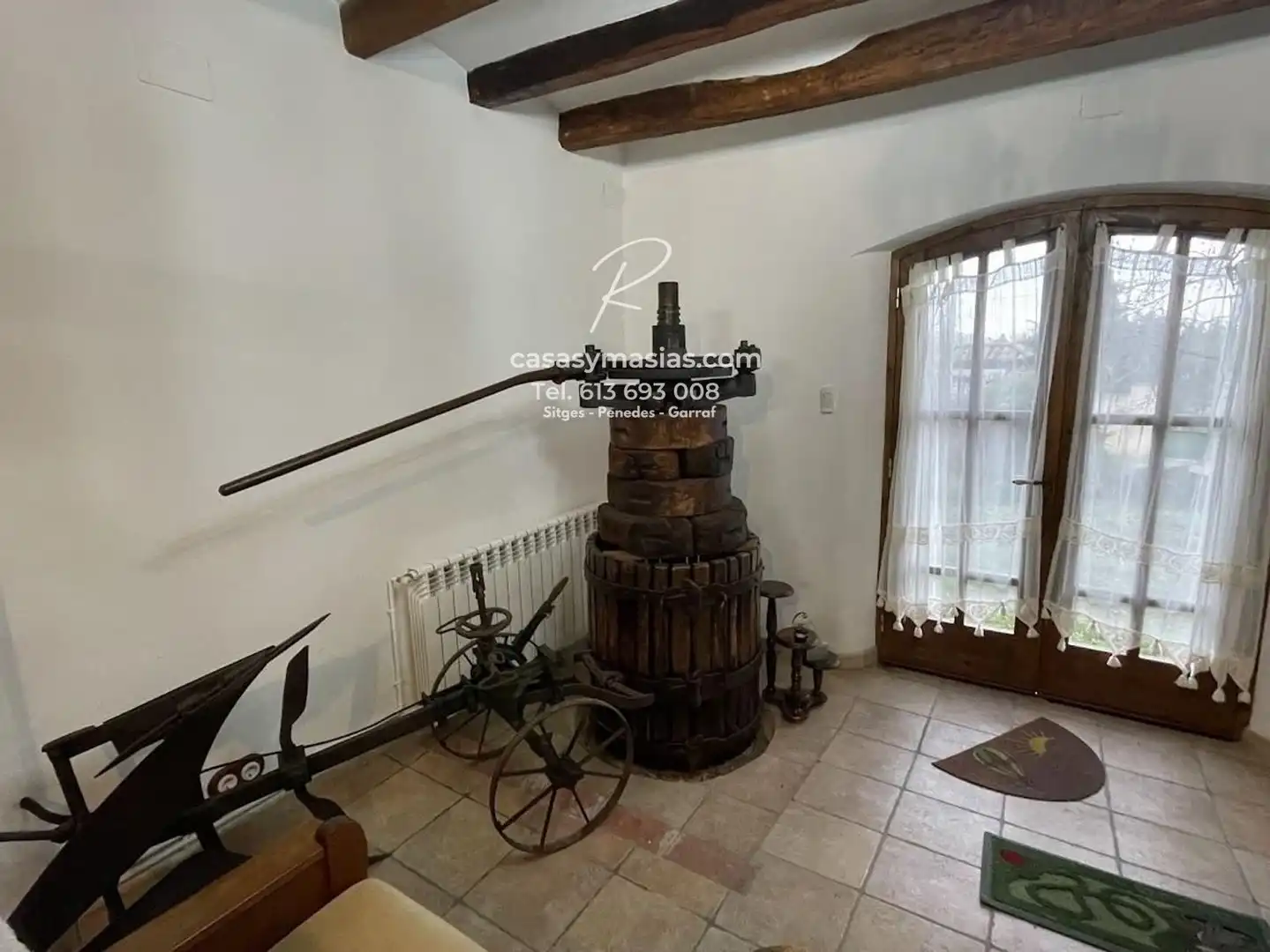 Kitchen of Country homes for rent in Sant Martí Sarroca  with Heating and Balcony